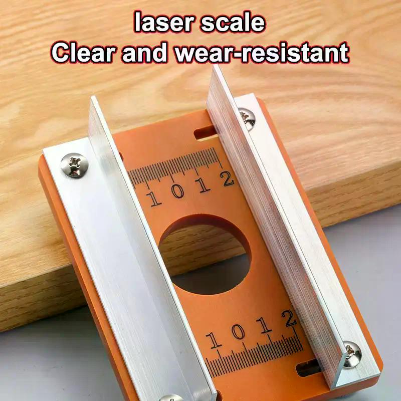 Деревообрабатывающий фрезерный станок Пазовальный локатор Точная пазовальная база Кронштейн пазовального станка Ручной кромочный фрезер Инструмент для фрезерования Криволинейной резки