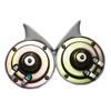 1 Pair Snail Horn 12 V Car Horn Blue Speaker Vehicle Auto Loud Sound Horn Fit for Motorcycle Motor High Low Tone Sound Horn
