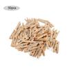 50/100pcs Reusable Photo Clips Mini Wooden Clamp Clothespin  for Hanging Pictures Paper DIY Crafts