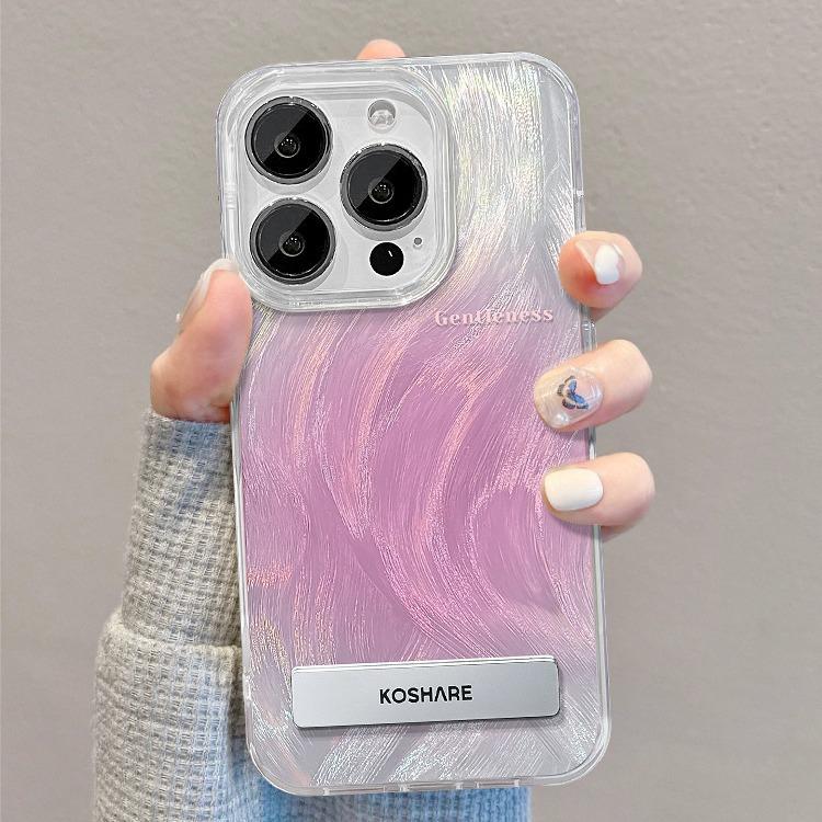 Подходит для чехла для мобильного телефона Huawei Pura70 Vivos17 Матовый градиентный цвет Подставка Oppo Большое отверстие Все в Xiaomi 13