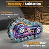 Bike Chain Gear Fidget Spinner for Stress Relief, Metal Sprocket Chain Fidget Toy, Kinetic Desk Novelty Hand Finger Spinner for Anti-Anxiety, Cool Toy