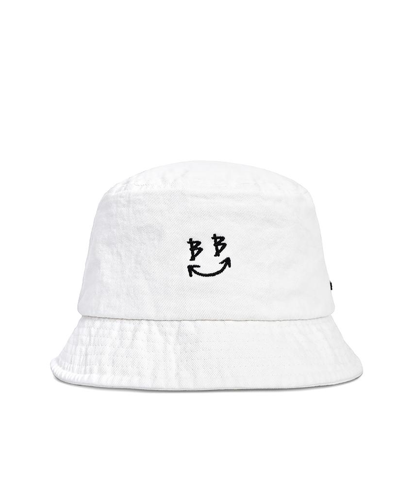 Джинсовая панама BLACKBLOND Vividi Smile с логотипом (белый)