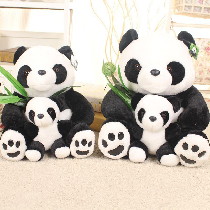 Adorable 38cm Panda Teddy Bear Soft Plush Stuffed Animal Ideal For Kids Gift