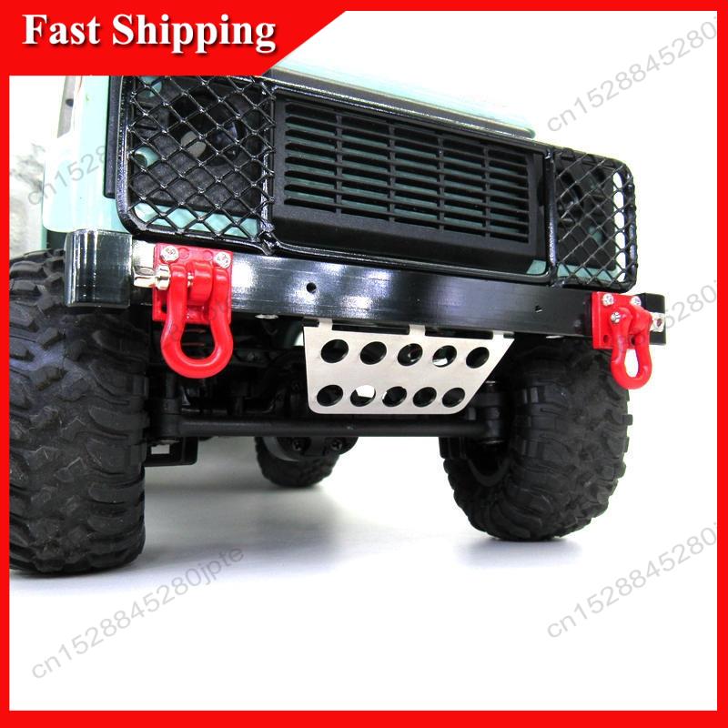 -ABUB New Version Metal Front Armor Protection Guard For MN Model D90 D91 D99S MN99 1/12 RC Car Upgrade Parts Accessories