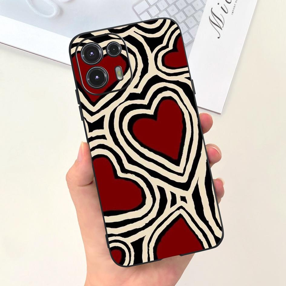 Чехол для Moto Edge 20 Lite XT2139-1 Funda Модный Расписной Черный Мягкий Силиконовый Защитный Чехол Для Motorola Edge 20 Fusion Coque