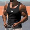 Беговой жилет мужской летняя одежда для зала спортивный досуг молочный шелк облегающая майка без рукавов эластичный дышащий тонкий фитнес майки