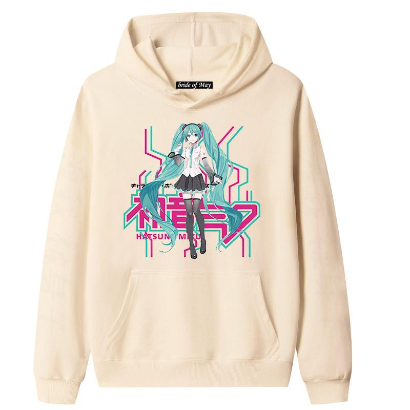 Hatsune Miku Hatsune Miku Mar Ainime Amazon Свитер с капюшоном для пары