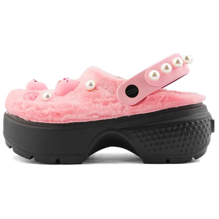 Loopy Zanmang X Crocs Stomp Clog Pink Unisex Sneakers Multi 210523-90H