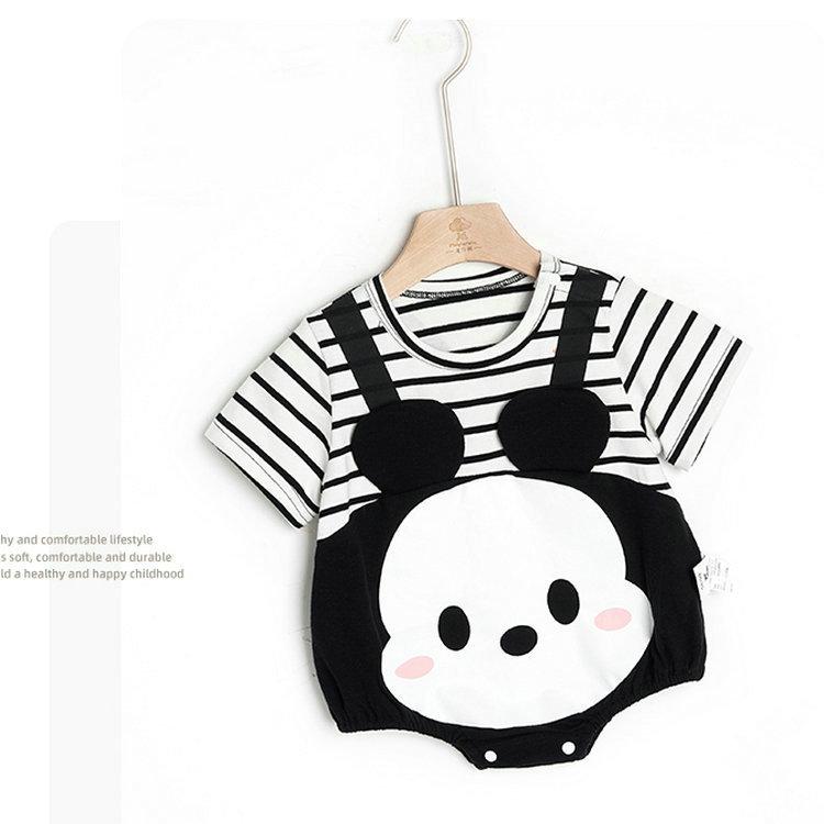 Летний ромпер с коротким рукавом для младенцев и малышей - Милый наряд-обертка для новорожденных