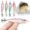 10g Luminous Copper Sinker Sea Fishing Fishing Tackle Squid Hook Wood Shrimp Lures Octopus Bait