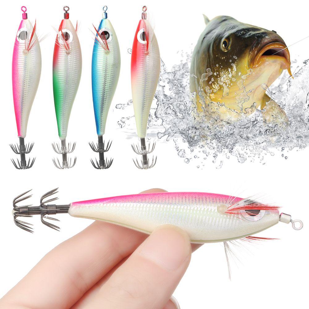 10g Luminous Copper Sinker Sea Fishing Fishing Tackle Squid Hook Wood Shrimp Lures Octopus Bait
