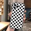 Черно-белый чехол для телефона с леопардовым принтом в горошек для iPhone Samsung Galaxy Redmi Xiaomi Oppo OnePlus Note SA 7 8 9 10 11 12 13 14 20 21 22 23 53 54 Pro Ultra