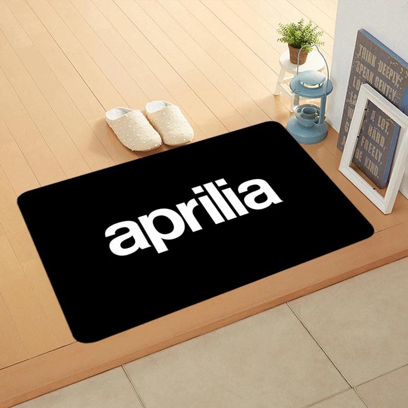 VIKAMA Aprilia Racing Floor Rug Non-Slip Water Absorbent Mat For Garage Hallway Entryway Bedside Door Carpet