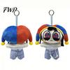 Plush Accessory for Pencil Case Clown Keychain Backpack Cute Stuffed Animal Keyring Soft Skin-friendly Mini Pendant Purse Charm Funny Gift Kids Women