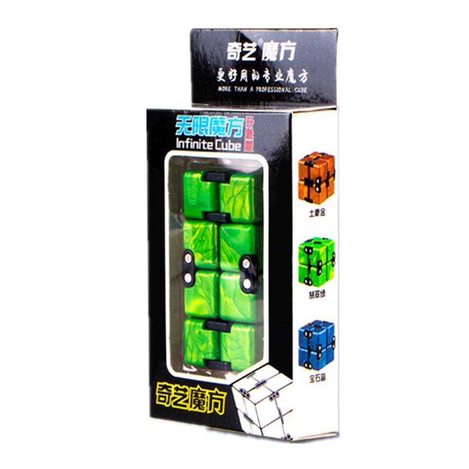 QiYi 2x2 Crazy Cube 2x2x2 Бесконечная магия бесконечный куб Расслабьтесь, снимайте давление, 2 слоя куба-головоломки, игрушки для детей, подарок