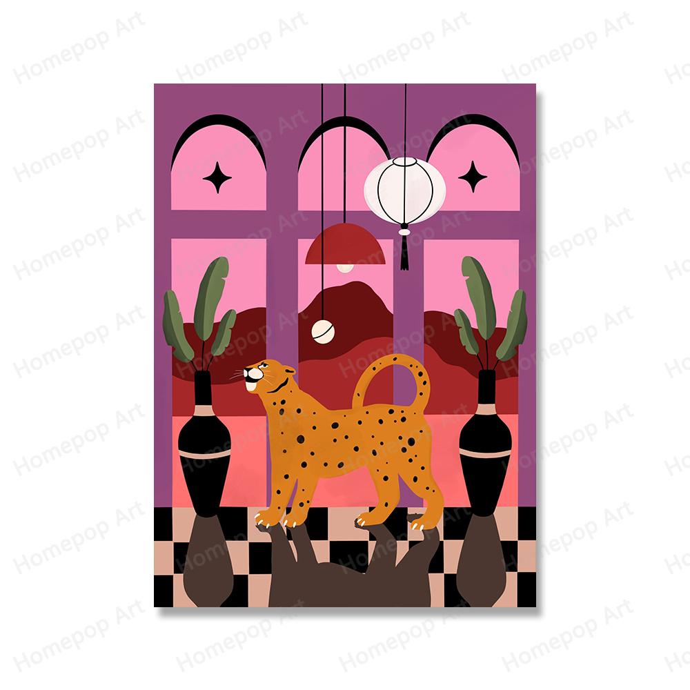 Тигровый рай, лес, животное, настенная живопись на холсте, абстрактные постеры с изображением гепарда и принты, фотографии для гостиной, украшение для дома