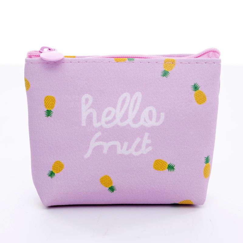 Cute Cartoon Animal Women Girls Coin Purse Leather Zipper Small Wallet Coin Bag Purse Kids Gift Candy Color Coin Purses Pouch