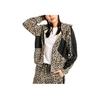 Puma X Co Теплая дышащая модная леопардовая куртка с капюшоном и длинным рукавом Женские куртки Черный Серый 596854-02
