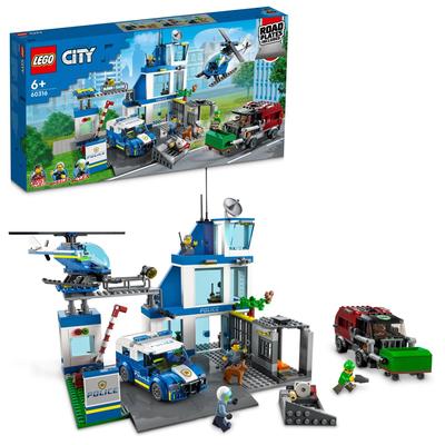 LEGO Городской полицейский участок Игрушка Подарок на день рождения Блок Образовательный Рождество Мальчики Девочки Дети 6 лет 7 лет 8 лет 9 лет Город