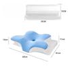 1pcs Mid Concave Butterfly Shaped Memory Pillow Slow Rebound Memory Cotton Headrest Neck Protection Pillow Ergonomic Design Traction Pillow Beding