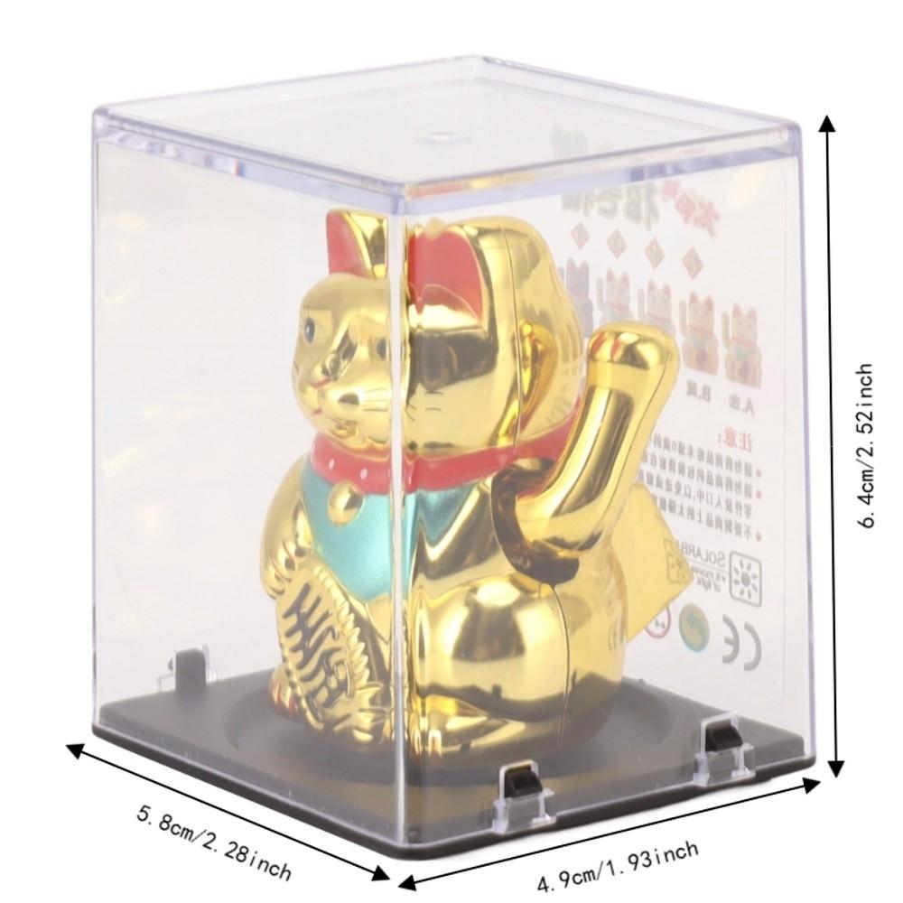 gold Car Dashboard Auspicious Ornament Travel Souvenir Cat Decor Car Interior Decoration