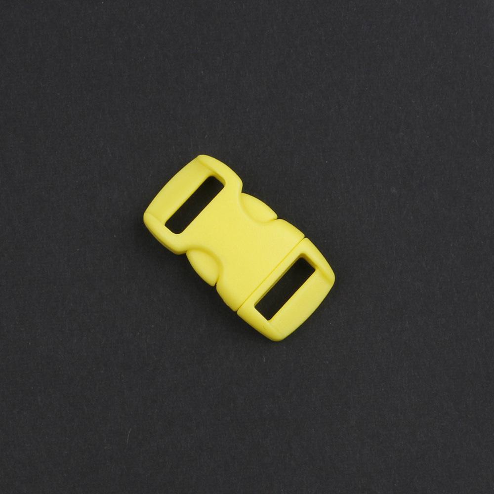 DIY Plastic Bracele Parachute 10mm 3/8" Side Release Buckle Outdoor Camp Paracord Webbing Strap