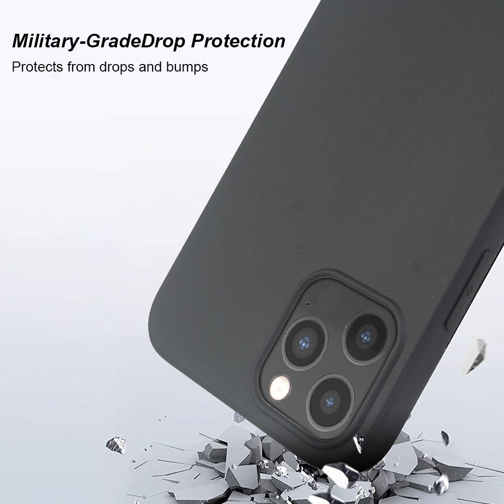 For iPhone 12/12 Pro Case GRS Certified RCS Eco-Friendly Material Single Side Matte Slim Anti Drop Phone Cover