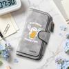 Fashion Printed Long Wallet Multi Slot Casual Portable Purse for Daily Use