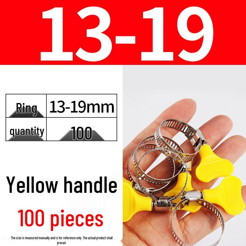 Хомут из нержавеющей стали, лента с ручной затяжкой для водопроводных и воздушных труб