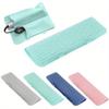 Silicone Hair Curling Iron Cover Hair Straightener Curler Storage Bag Pouch Heat Resistant Mat Insulation Pad Hair Styling Tools