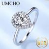 Exquisite Platinum Ring Women Trendy Wedding Promise Rings Bridal Jewelry Gifts