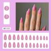 Aurora Fake Nials Long Almond Nail Tips Manicure False Nails  Women