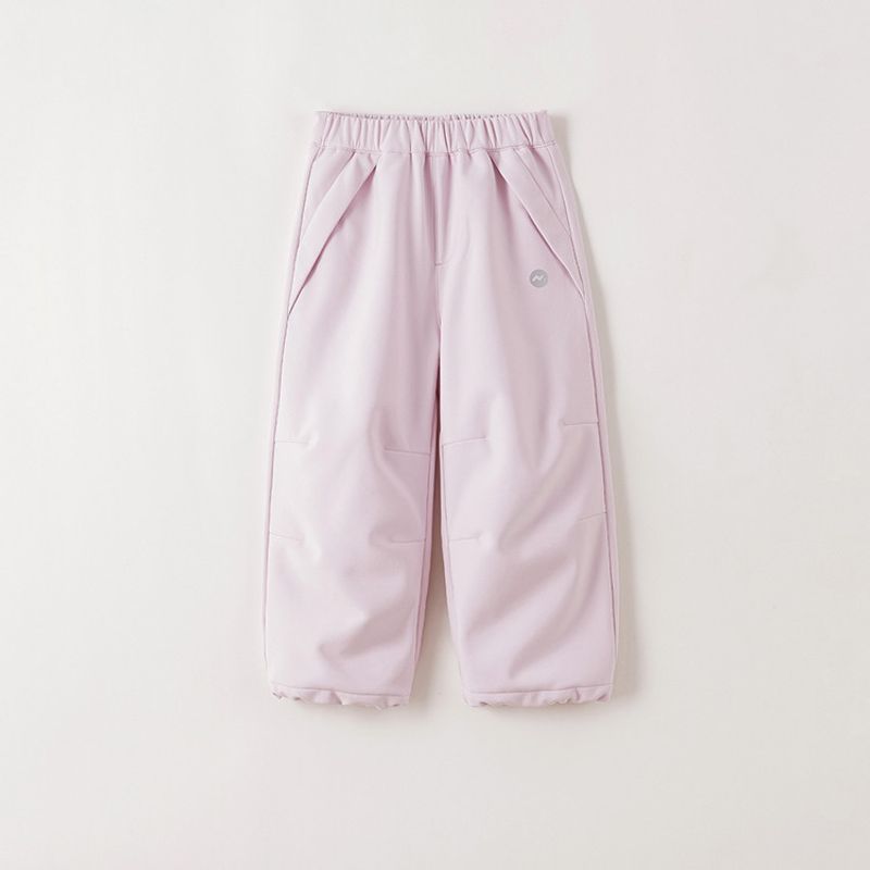 [Fleece-Lined] Mark Jenny Boys' Lightweight Warm Windproof Softshell Cargo Pants Baby Water-Repellent Pants Winter Wear 551302