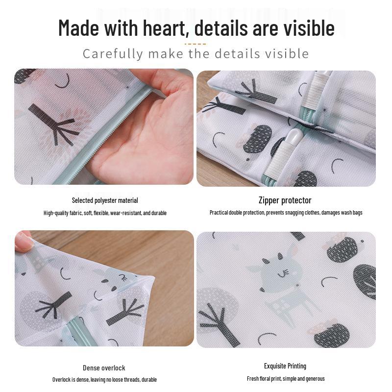 Мешок для стирки из мелкой сетки для нижнего белья и свитеров - Защитный мешок для стирки бюстгальтеров