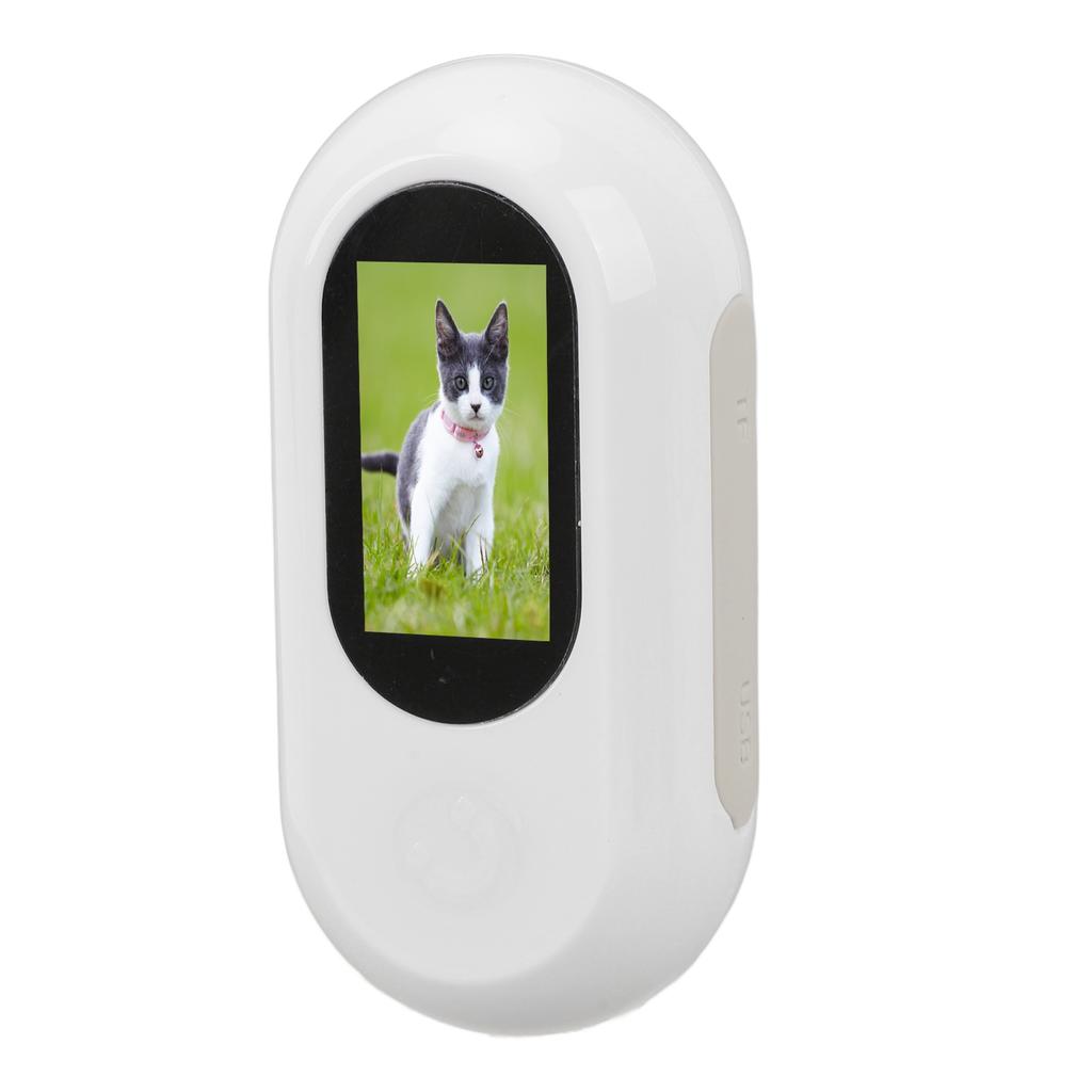 Cat Collar Camera with Video Records 1080P Support Up to 128G 0.96 Inch LCD Screen Small Action Camera for Indoor