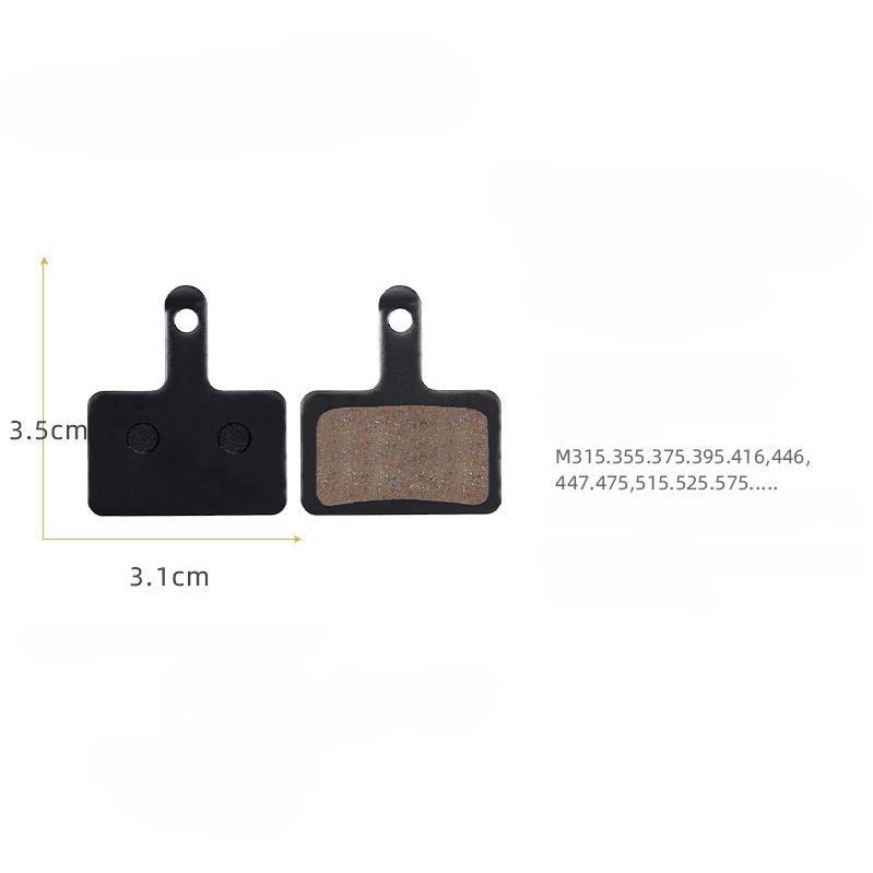 As Picture Shown MTB Disc Brake Pads Resin Brake Pads Reliable Material Wide Compatibility Compact And Lightweight For M375
