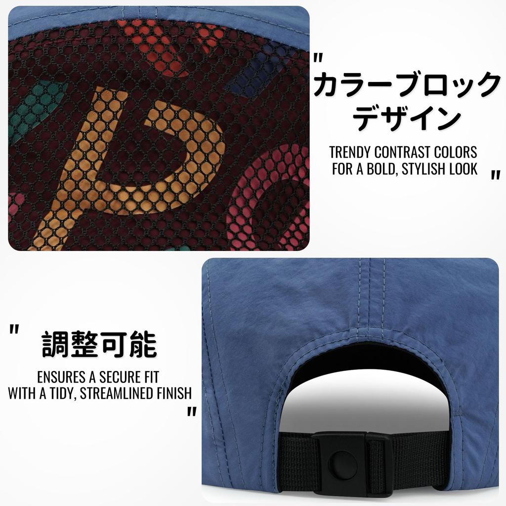 Кепка Clape Nylon Large Jet Baseball Running Fashionable, Размер, Регулируемая, 5-панельная, Легкая, Дышащая, Быстросохнущая, Водоотталкивающая, Кепка,