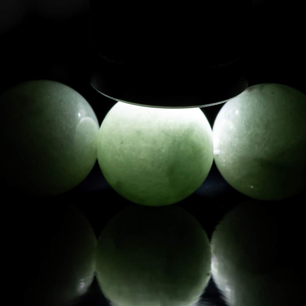 17cm Itoigawa Natural Jadeite Pale Japanese National Jomon Power Stone Jadeite Workshop Special Paulownia Wood Quality Guarantee BR0250 (10mm beads,