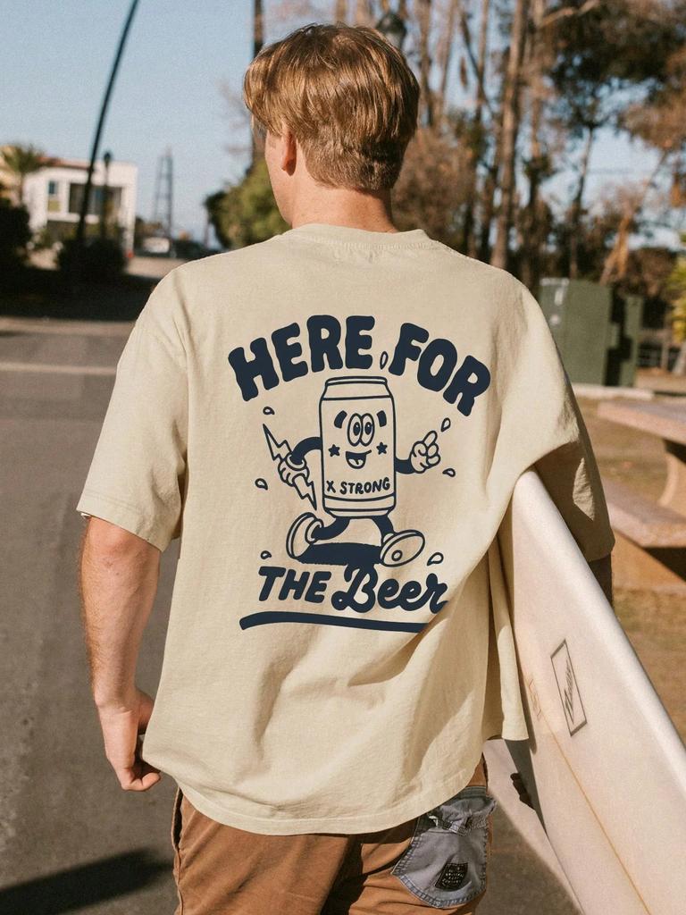 Letter Art Print Design Printed Boy Tshirt Lovely Street T Shirts Outdoor Design TShirt Holiday Loose Fitting Short Sleeved