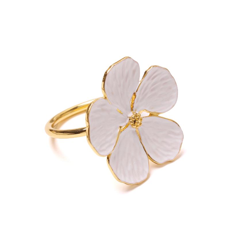 Свадебная простая салфетка сливы салфетка 5 лепестков счастливый цветок кольцо для салфеток кольцо для салфеток