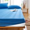 Многоразмерный водонепроницаемый наматрасник, сплошной цвет, защита для простыни, защита от пыли, клещей и бактерий, постельное белье с наволочкой