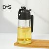 Бутылка-распылитель для масла 2 в 1, стеклянный дозатор и распылитель для масла 500 мл, эффективный контроль масла, многофункциональный кухонный инструмент для приготовления оливкового масла, уксуса