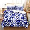 Hip Hop Turkish Evil Eye Bedding Set Single Twin Full Queen King Size Bed Set Aldult Kid Bedroom Duvetcover Sets Bed Sheet Set