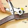 Home Mending Tool 5 Hole Sizes Paper Belt Hole Punching Pliers Puncher Punch