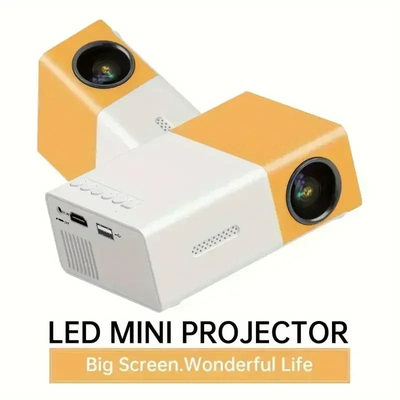 YG300 Smart Projector WiFi Auto Focus Bluetooth Android LED HD Projetor для домашнего кинотеатра 1000 люмен портативный проектор для улицы