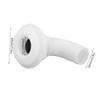 Rugged Leakproof Marine Thru Hull Connector Ergonomic Black Thru Hull Fitting White 90-Degree Fitting Yacht