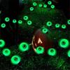 6 LED Halloween Eyeball Lights Solar Firefly Lights Solar Garden Lawn Light Outdoor Swaying Light For Courtyard Pathway
