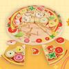 Деревянный игровой кухонный набор: Нарезка овощей, грибов и пиццы для детей