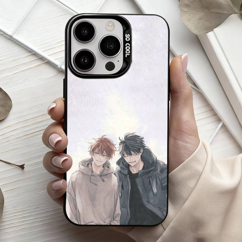G-Given BL Аниме Рицука М-Мафую Сато Чехол для телефона Для iPhone17,16,15,14,13,12,11 Plus,Pro Max Конфетный Посеребренный Внутренний Чехол