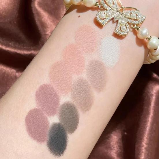 1 коробка, палитра теней для век, нелетучая пудра, косметика, гладкая мода, 30 цветов, косметика для студентов и девочек